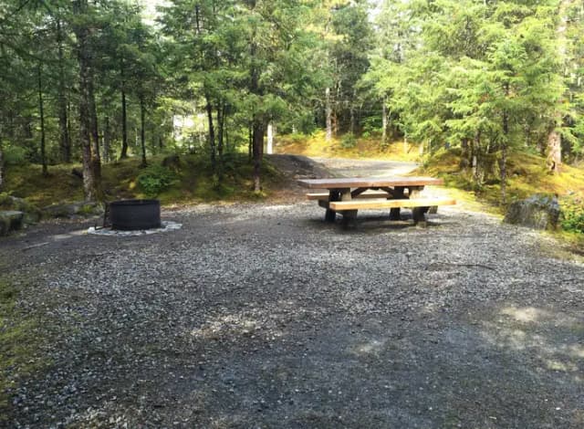 Site 022 at Mendenhall Campground