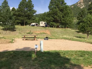 A sample photo of a RV campsite at La Vista Campground