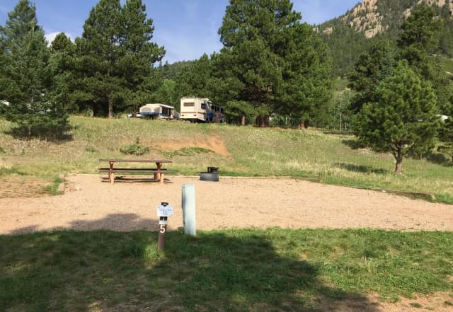 Loop LAKE · Site 015 at La Vista Campground - Lake Isabel