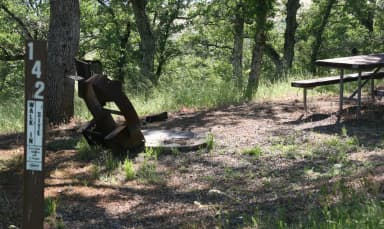Chamise Sites 126-144 · Site 142 at Tuttletown Recreation Area