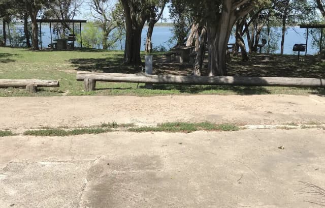 RV parking and hookup area