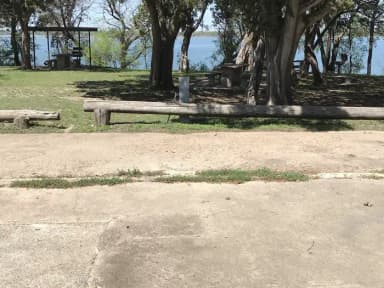 RV parking and hookup area