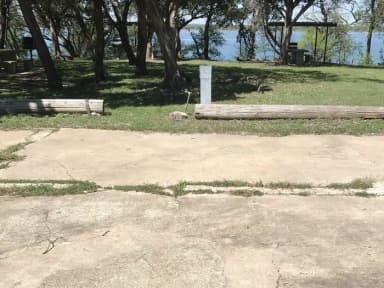 RV parking and hookup area