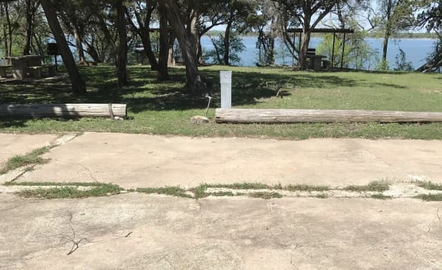 RV parking and hookup area