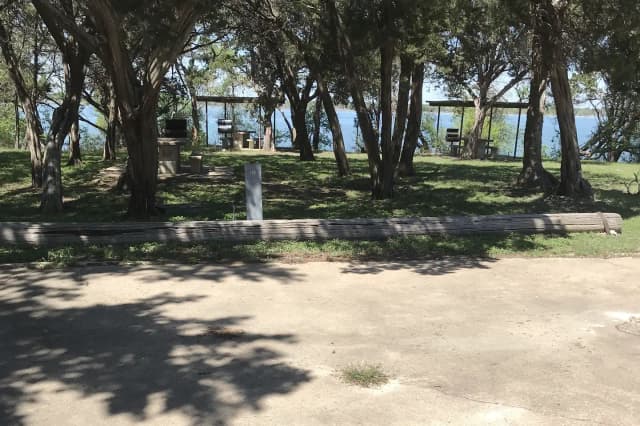 RV parking and hookup area