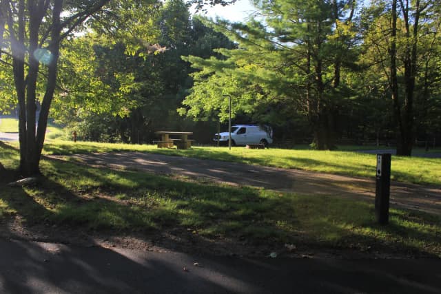 Site A06 at Doughton Park Campground