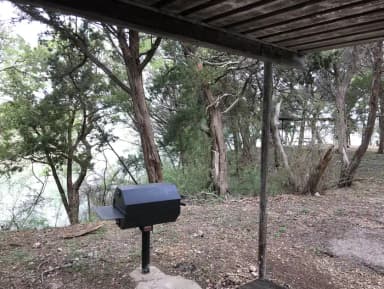 View of Waco Lake from site