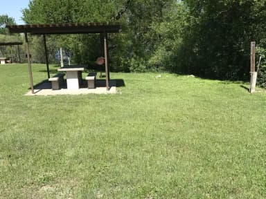 RV parking and hookup area