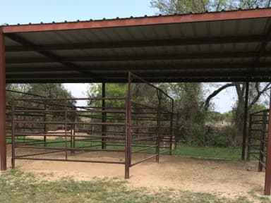 Two stalls located at site