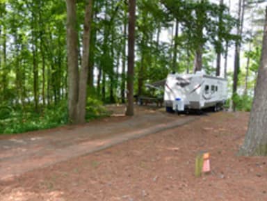 Victoria Campground Site 26.