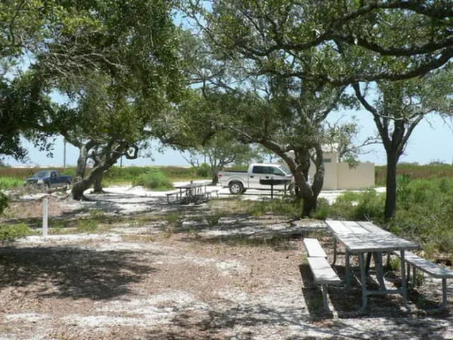 Group Site · Site GRP1 at Fort Pickens Campground