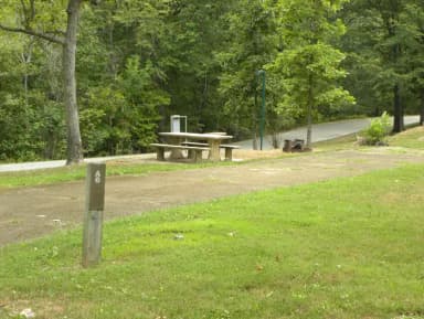 Site A06 at Bluff View(Clearwater Lake)