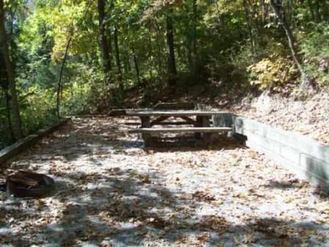 Loop FCRE · Site 37 at Fishing Creek Campground
