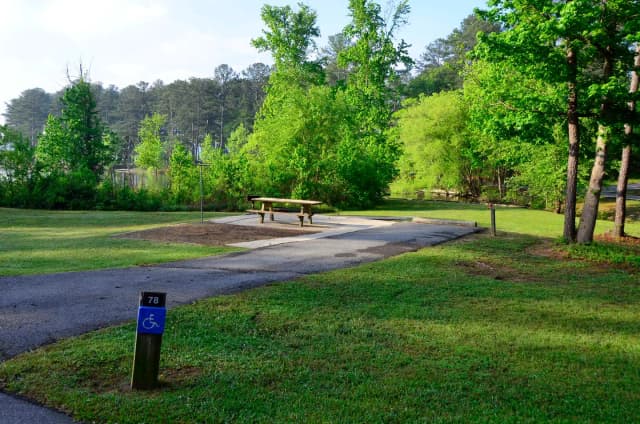 Sweetwater Campground, campsite #78.