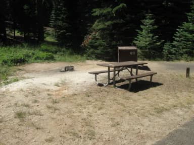 site 123, no generator loop, sunny, near meadow