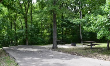 Loop CAMP · Site 018 at Sutton Bluff Recreation Area