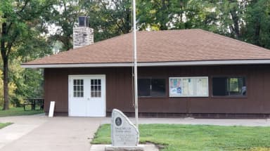 Enclosed Shelter with Fireplace