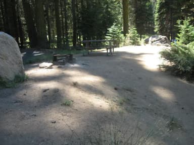 Site 179, tent only, sunny