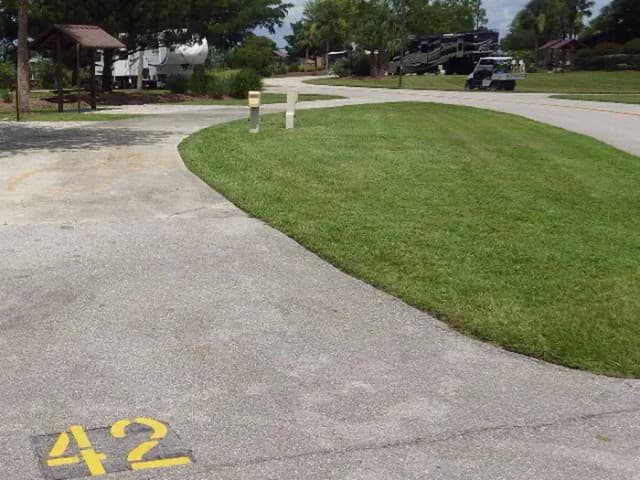 RV Campsite #42 Pullthrough Sites that doubles with RV Campsite #41