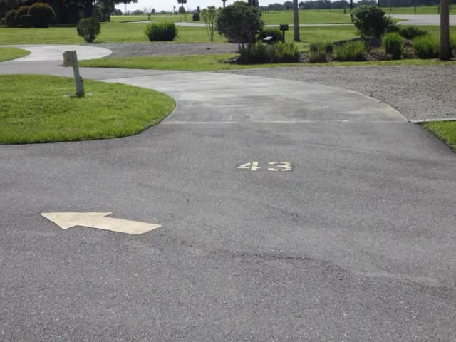 RV Campsite #43 Pullthrough Site