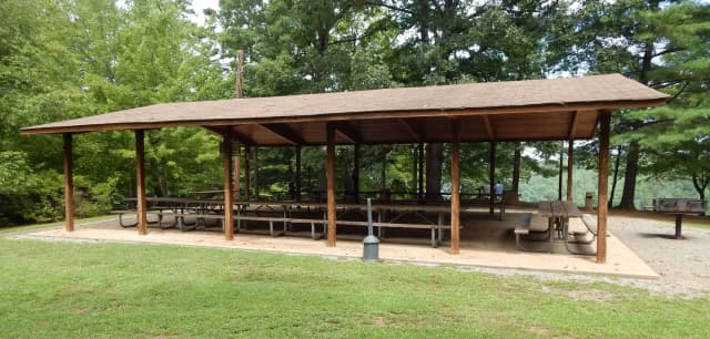 Shelter/Overlook · Site 001 at Philpott Park