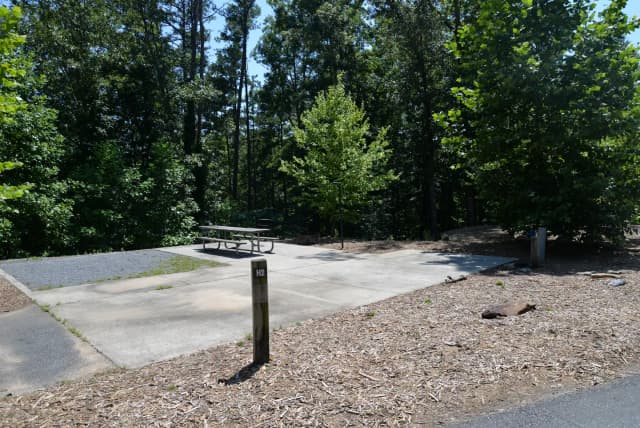 DMT. · Site H-2 at Doll Mountain Campground