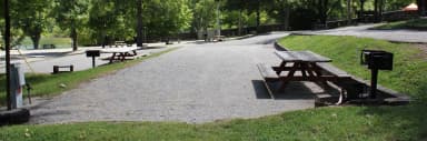 A photo of Site 043 of Loop TCLP at FLOATING MILL PARK with Picnic Table, Electricity Hookup, Water Hookup