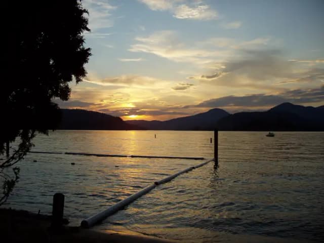 Springy Beach at Sunset
