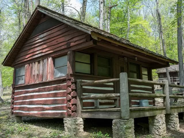 Camp Misty Mount Cabin 28 side angle