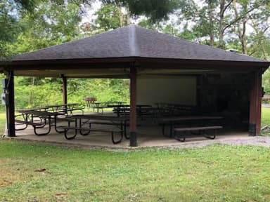 Site Outflow Shelter at Outflow Recreation Area (PA)