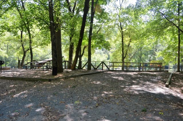 Gillham Lake Cossatot Reefs Park Campsite # 22