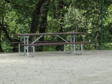 DALE HOLLOW DAMSITE #47 METAL TABLE