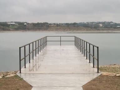Fishing Pier in Tent Section