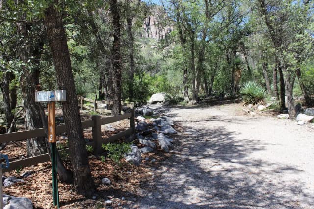 Campsite #12 is difficult to level trailers or motorhomes; best for tents.