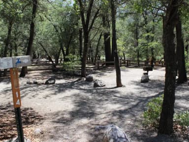 Campsite #14 is on the inner loop.