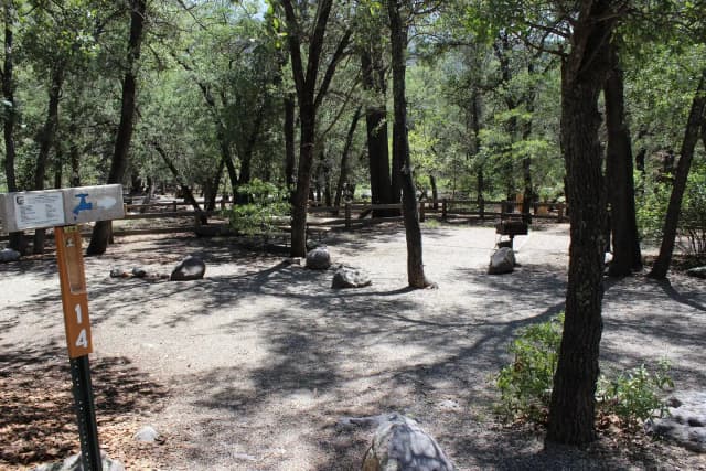 Campsite #14 is on the inner loop.