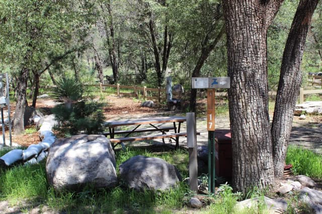 Volunteers have priority for campsite #17 and use of hookups.