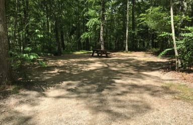 Loop A · Site 13 at West Thompson Lake Campground