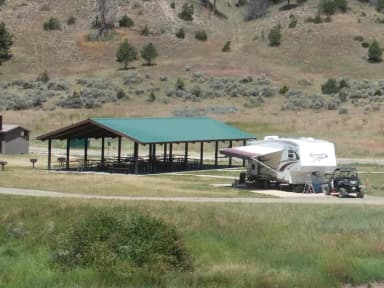 Site Lewis and Clark Group Use Campsites "A" at Hellgate Campground