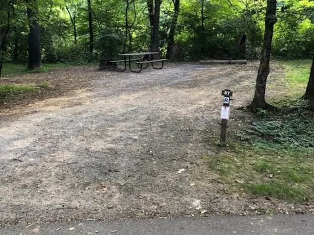 A photo of Site 057 of Loop 2 at TIONESTA REC. AREA CAMPGROUND with Full Hookup