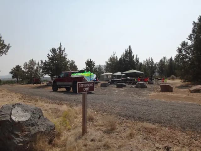 Cottonwood Group Campsite at Haystack Reservoir's South Shore Campground