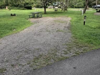 A photo of Site 073 of Loop 2 at TIONESTA REC. AREA CAMPGROUND with Full Hookup