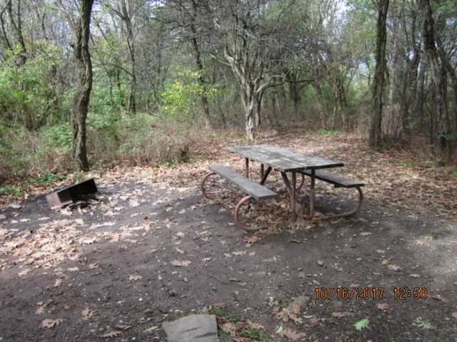 Site G190 with Picnic Table and Grill