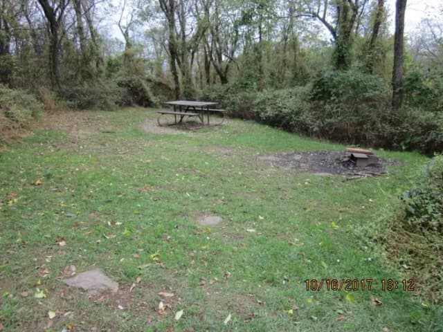 Site G197 with Picnic Table and Grill