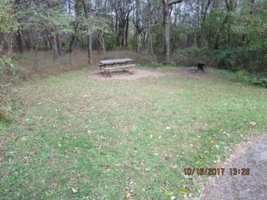 Site G203 with Picnic Table and Grill