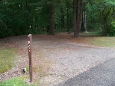 Loop OAK · Site O59 at Mill Creek Camping (Berlin Lake)