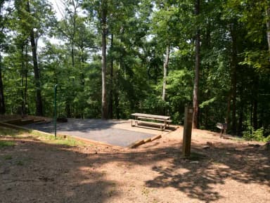 DMT. · Site 57 at Doll Mountain Campground