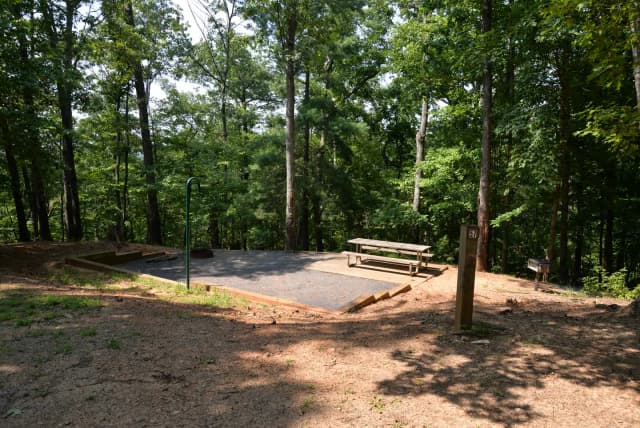 DMT. · Site 57 at Doll Mountain Campground
