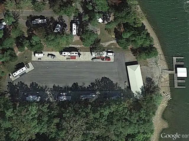 Group camping area.