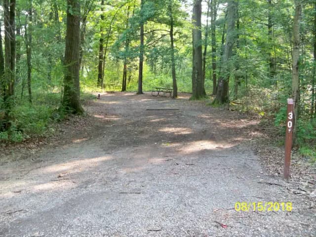 Loop OAK · Site O30 at Mill Creek Camping (Berlin Lake)